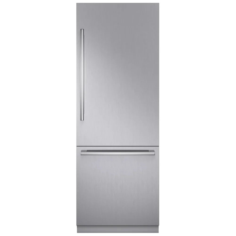 Bosch B30BB130SS Built In Refrigerator, 30 inch Width, Counter Depth, 16.5 cu. ft. Capacity, Water Dispenser (Interior), Ice Dispenser (Freezer Located), ENERGY STAR Certified, Stainless Steel colour, Softclose® Flat Hinge