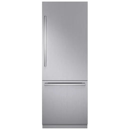 Bosch B30BB130SS Built In Refrigerator, 30 inch Width, Counter Depth, 16.5 cu. ft. Capacity, Water Dispenser (Interior), Ice Dispenser (Freezer Located), ENERGY STAR Certified, Stainless Steel colour, Softclose® Flat Hinge