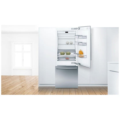 Benchmark Built-in Bottom Freezer Refrigerator 30" Flat Hinge B30BB935SS