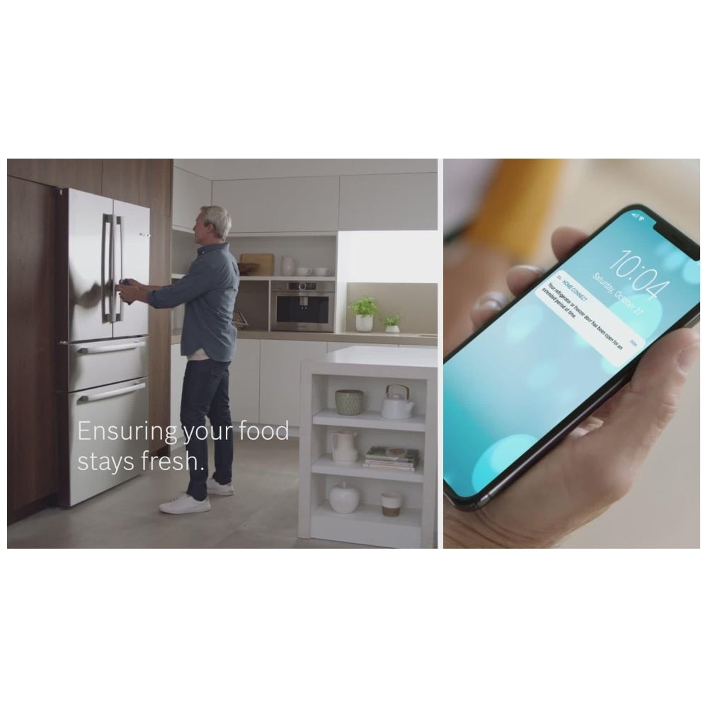 Benchmark Built-in Bottom Freezer Refrigerator 30" Flat Hinge B30BB935SS