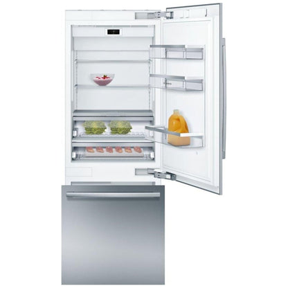 Benchmark Built-in Bottom Freezer Refrigerator 30" Flat Hinge B30BB935SS
