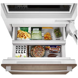 Bosch Benchmark Series B30IB100SP Bottom Freezer Built In Refrigerator, 30 inch Width, Counter Depth, Custom Panel Ready, 16.5 cu. ft. Capacity, Water Dispenser (Interior), Ice Dispenser (Freezer Located), ENERGY STAR Certified, Panel Ready
