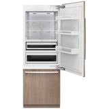 Bosch Benchmark Series B30IB100SP Bottom Freezer Built In Refrigerator, 30 inch Width, Counter Depth, Custom Panel Ready, 16.5 cu. ft. Capacity, Water Dispenser (Interior), Ice Dispenser (Freezer Located), ENERGY STAR Certified, Panel Ready
