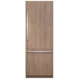 Bosch Benchmark Series B30IB100SP Bottom Freezer Built In Refrigerator, 30 inch Width, Counter Depth, Custom Panel Ready, 16.5 cu. ft. Capacity, Water Dispenser (Interior), Ice Dispenser (Freezer Located), ENERGY STAR Certified, Panel Ready