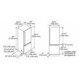 Benchmark Built-in Bottom Freezer Refrigerator, 30" Width, B30IB905SP