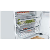 Bosch Benchmark Series B30IR905SP Built In Column Refrigerator, 30 inch Width, Counter Depth, Custom Panel Ready, 16.8 cu. ft. Capacity, ENERGY STAR Certified, Panel Ready, Home Connect™, MultiAirFlow™, Optiflex® Hinge flat hinge