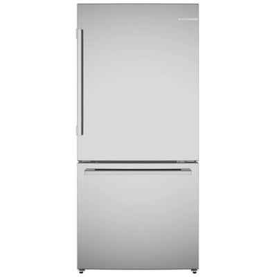 Bosch B33CM10SNS Bottom Freezer Refrigerator, 33 inch Width, Stainless Steel colour