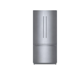 Bosch Benchmark Series B36BT935NS French Door Built In Refrigerator, 36 inch Width, Counter Depth, 19.4 cu. ft. Capacity, Ice Dispenser (Freezer Located), ENERGY STAR Certified, Stainless Steel colour
