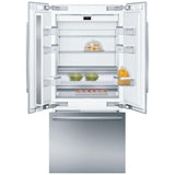 Bosch Benchmark Series B36BT935NS French Door Built In Refrigerator, 36 inch Width, Counter Depth, 19.4 cu. ft. Capacity, Ice Dispenser (Freezer Located), ENERGY STAR Certified, Stainless Steel colour