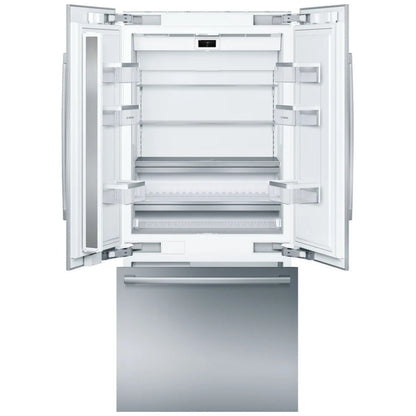 Benchmark®, Built-in French Refrigerator, 36'', Flat Hinge B36BT935NS