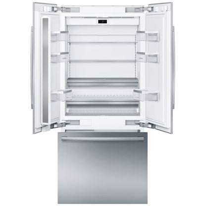 Benchmark Built-in French Refrigerator 36" Flat Hinge B36BT935NS