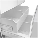 Bosch 100 Series B36CD10ENS French Door Refrigerator, 36 inch Width, 21.6 cu. ft. Capacity, Counter Depth, Water Dispenser (Exterior), Ice Dispenser (Thru Door), ENERGY STAR Certified, Stainless Steel colour