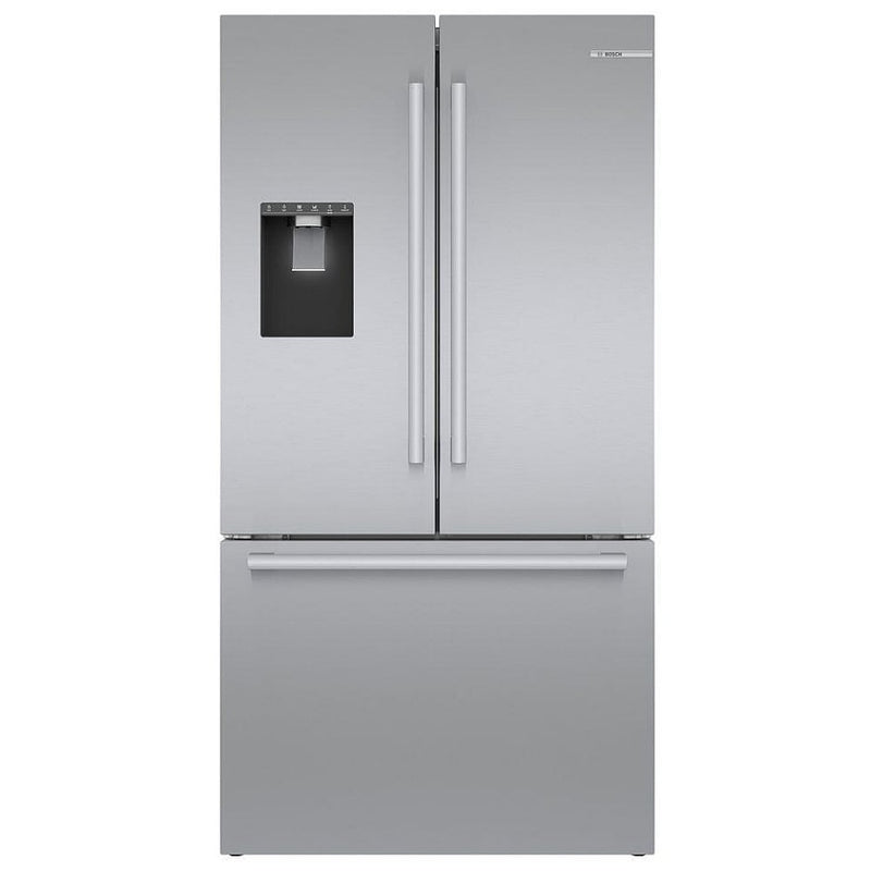 Bosch 500 Series B36CD50SNS Counter Depth French Door Refrigerator, 36 inch Width, 20.8 cu. ft. Capacity, Counter Depth, Water Dispenser (Exterior), Ice Dispenser (Thru Door), ENERGY STAR Certified, Stainless Steel colour
