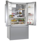 Bosch 500 Series B36CD50SNS Counter Depth French Door Refrigerator, 36 inch Width, 20.8 cu. ft. Capacity, Counter Depth, Water Dispenser (Exterior), Ice Dispenser (Thru Door), ENERGY STAR Certified, Stainless Steel colour