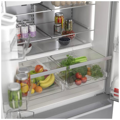 500 Series, French Door Bottom Mount, 36'', Brushed steel anti-fingerprint B36CD50SNS