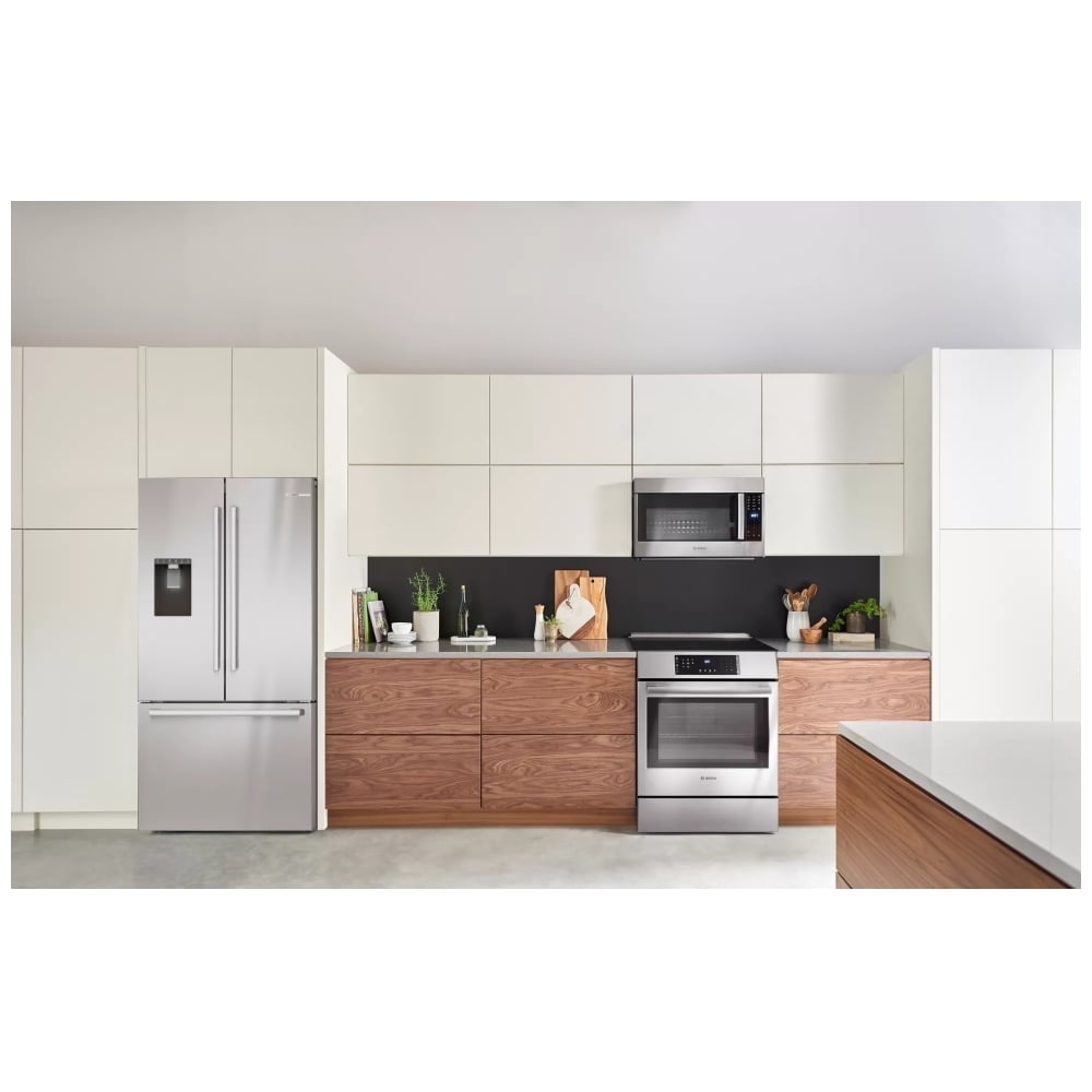 500 Series, French Door Bottom Mount, 36'', Brushed steel anti-fingerprint B36CD50SNS