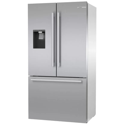500 Series, French Door Bottom Mount, 36'', Brushed steel anti-fingerprint B36CD50SNS