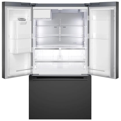 Bosch B36CD52SNB French Door Refrigerator, 36 inch Width, ENERGY STAR Certified, Counter Depth, 21.6 cu. ft. Capacity, Water Dispenser (Exterior), Ice Dispenser (Thru Door), Black Stainless Steel colour