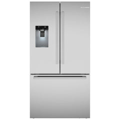 Bosch 500 Series B36CD52SNS French Door Refrigerator, 36 inch Width, 21.6 cu. ft. Capacity, Counter Depth, Water Dispenser (Exterior), Ice Dispenser (Thru Door), ENERGY STAR Certified, Stainless Steel colour