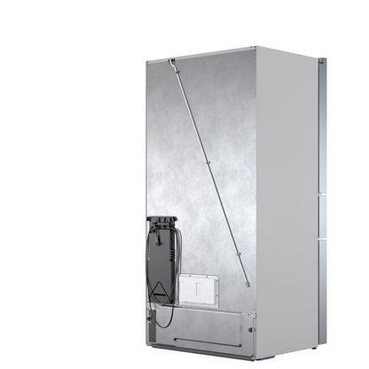 800 Series French Door Bottom Mount, 36", Brushed steel anti-fingerprint B36CL80ENS