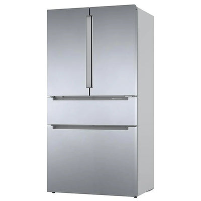 800 Series, French Door Bottom Mount, 36'', Brushed steel anti-fingerprint B36CL80ENS