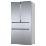 Bosch 800 Series B36CL80ENS French Door Refrigerator, 36 inch Width, 21 cu. ft. Capacity, Counter Depth, Water Dispenser (Interior), Ice Dispenser (Freezer Located), ENERGY STAR Certified, Stainless Steel colour