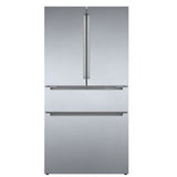 Bosch 800 Series B36CL80ENS French Door Refrigerator, 36 inch Width, 21 cu. ft. Capacity, Counter Depth, Water Dispenser (Interior), Ice Dispenser (Freezer Located), ENERGY STAR Certified, Stainless Steel colour