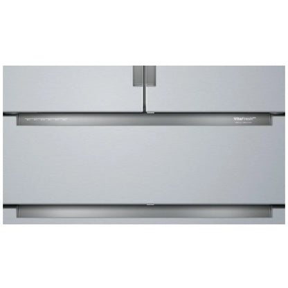 800 Series, French Door Bottom Mount, 36'', Brushed steel anti-fingerprint B36CL80ENS