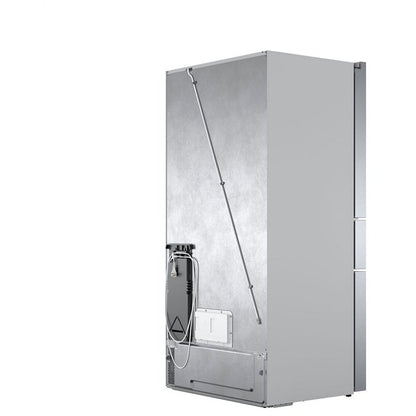 800 Series French Door Bottom Mount, 36", Brushed steel anti-fingerprint B36CL80SNS