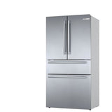 Bosch 800 Series B36CL80SNS French Door Refrigerator, 36 inch Width, 21 cu. ft. Capacity, Counter Depth, Water Dispenser (Interior), Ice Dispenser (Freezer Located), ENERGY STAR Certified, Stainless Steel colour