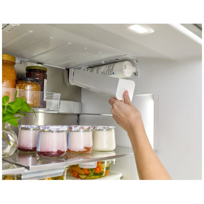 800 Series French Door Bottom Mount, 36", Brushed steel anti-fingerprint B36CL80SNS