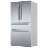 Bosch 800 Series B36CL80SNS French Door Refrigerator, 36 inch Width, 21 cu. ft. Capacity, Counter Depth, Water Dispenser (Interior), Ice Dispenser (Freezer Located), ENERGY STAR Certified, Stainless Steel colour
