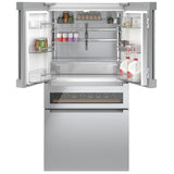 Bosch 800 Series B36CL81ENG Counter Depth French Door Refrigerator, 36 inch Width, 20.5 cu. ft. Capacity, Counter Depth, Water Dispenser (Interior), Ice Dispenser (Freezer Located), ENERGY STAR Certified, Stainless Steel colour