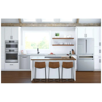 800 Series, French Door Bottom Mount Refrigerator, Glass door, 36'', Stainless Steel B36CL81ENG