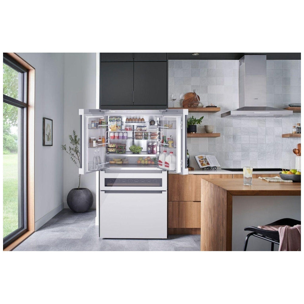 Bosch 800 Series B36CL81ENW Counter Depth French Door Refrigerator, 36 inch Width, ENERGY STAR Certified, 20.5 cu. ft. Capacity, Stainless Steel