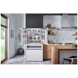 Bosch 800 Series B36CL81ENW Counter Depth French Door Refrigerator, 36 inch Width, 20.5 cu. ft. Capacity, Counter Depth, Water Dispenser (Interior), Ice Dispenser (Freezer Located), ENERGY STAR Certified, White colour