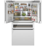 Bosch 800 Series B36CL81ENW Counter Depth French Door Refrigerator, 36 inch Width, 20.5 cu. ft. Capacity, Counter Depth, Water Dispenser (Interior), Ice Dispenser (Freezer Located), ENERGY STAR Certified, White colour