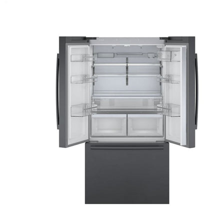 800 Series, French Door Bottom Mount, 36'', Brushed black steel anti-fingerprint B36CT80SNB