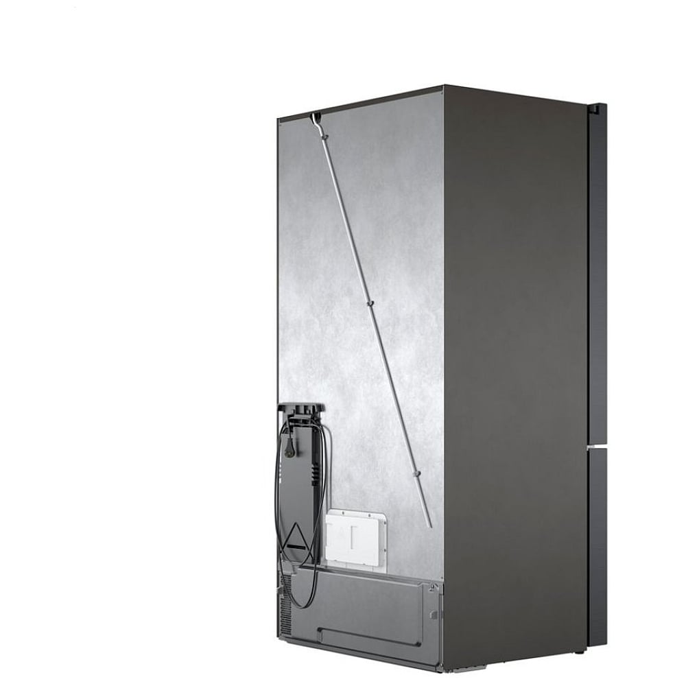 800 Series, French Door Bottom Mount, 36'', Brushed black steel anti-fingerprint B36CT80SNB