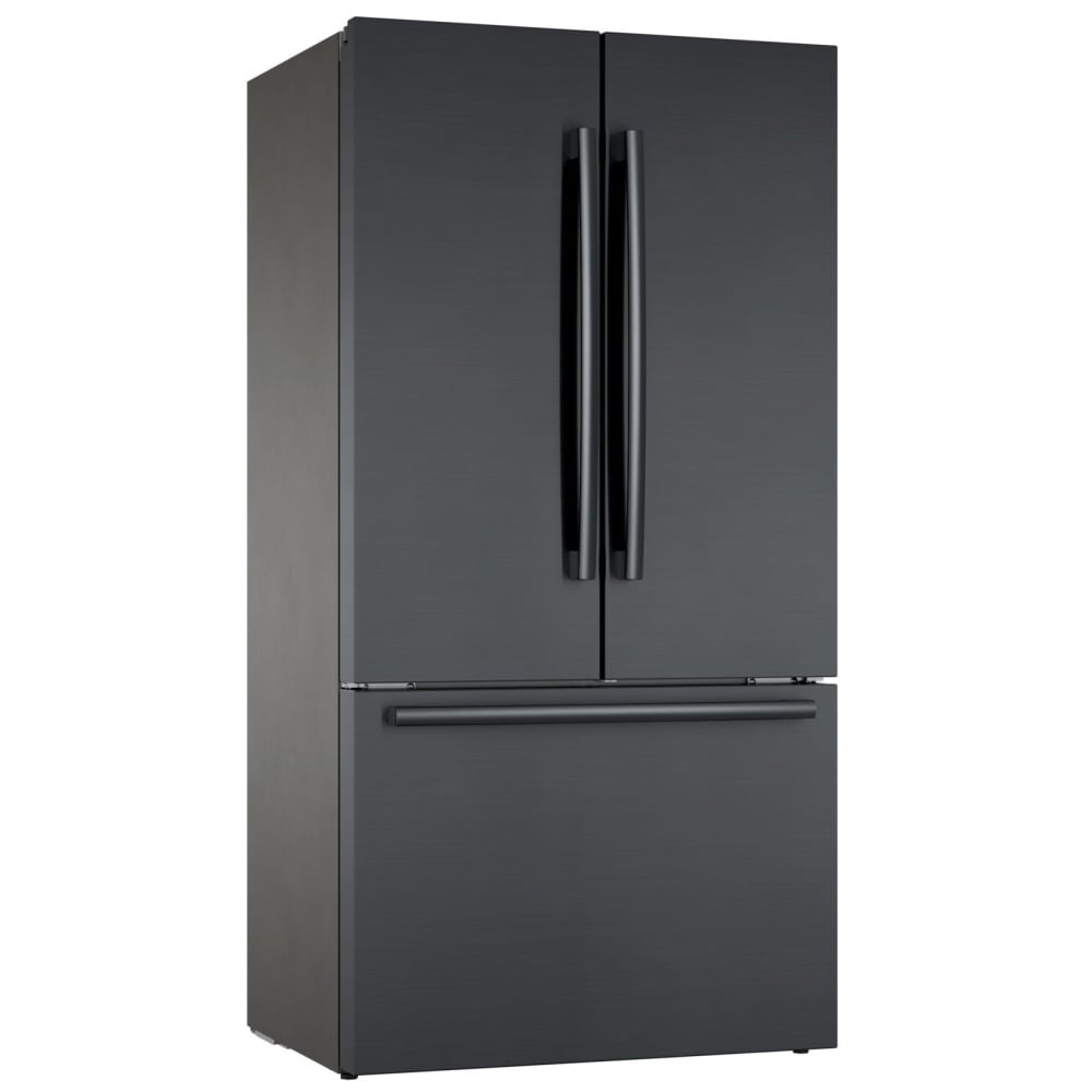 800 Series, French Door Bottom Mount, 36'', Brushed black steel anti-fingerprint B36CT80SNB