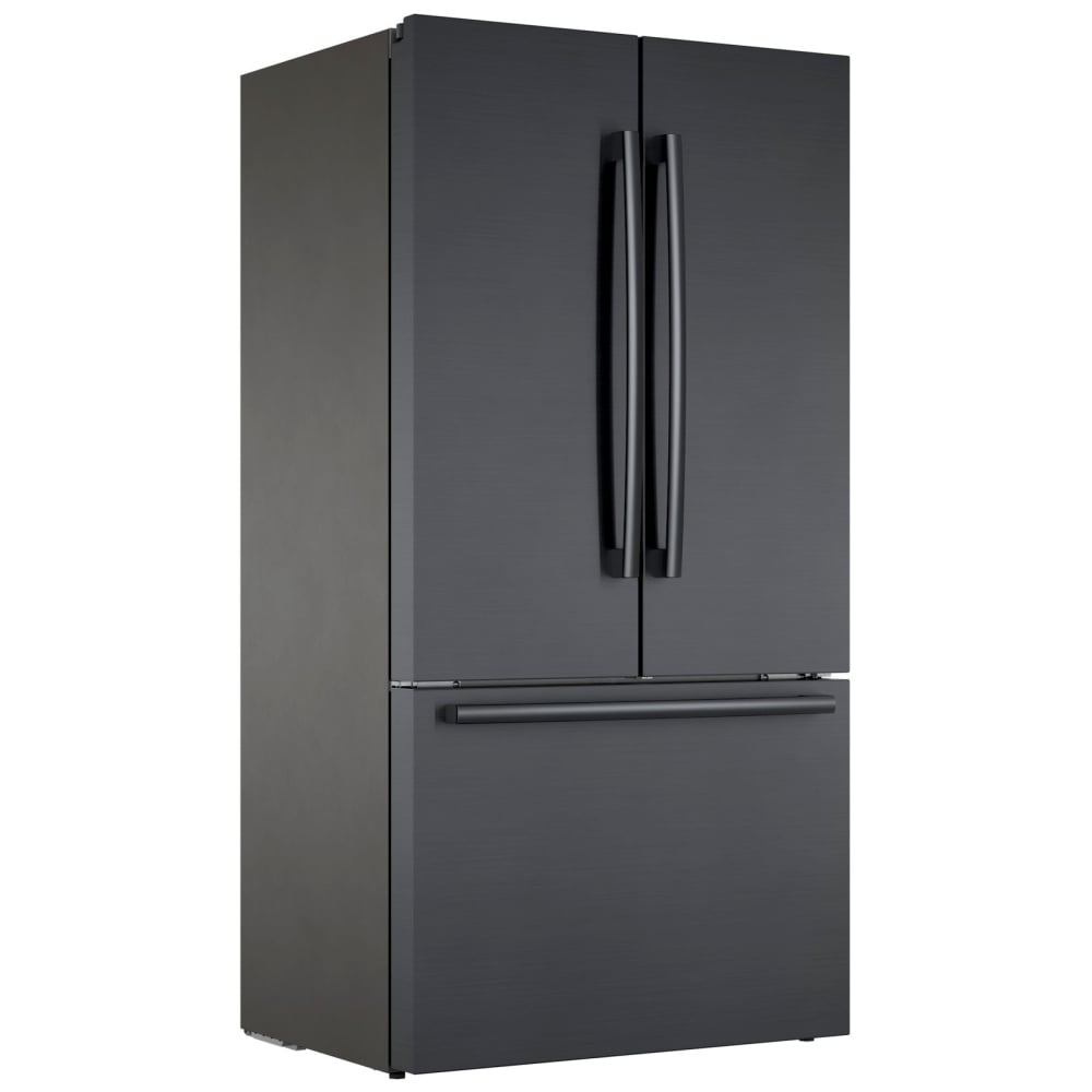 800 Series, French Door Bottom Mount, 36'', Brushed black steel anti-fingerprint B36CT80SNB