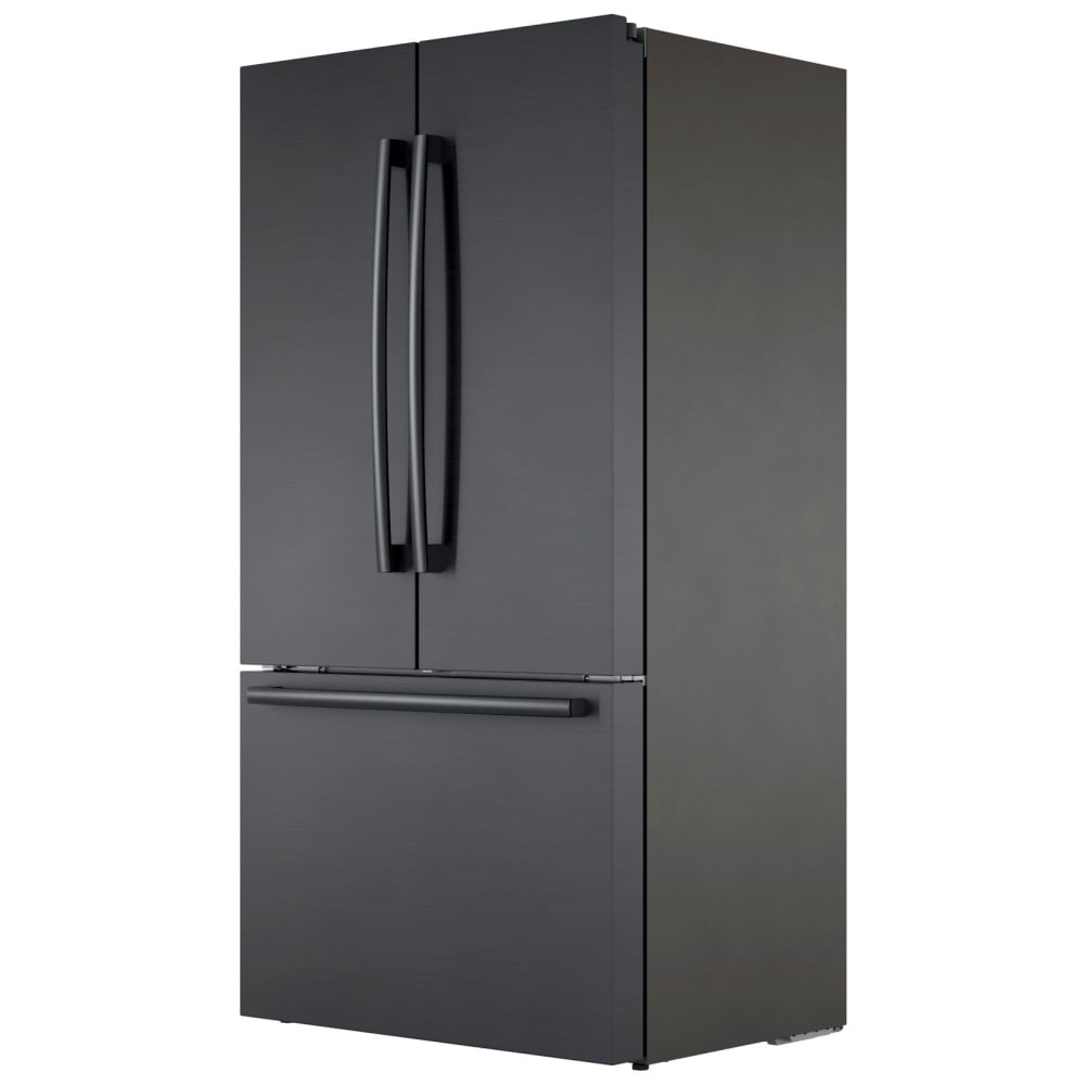 800 Series, French Door Bottom Mount, 36'', Brushed black steel anti-fingerprint B36CT80SNB