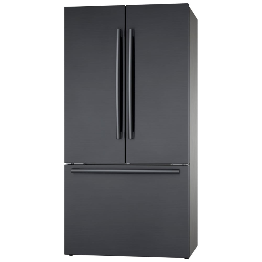 800 Series, French Door Bottom Mount, 36'', Brushed black steel anti-fingerprint B36CT80SNB