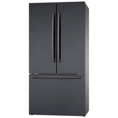 800 Series, French Door Bottom Mount, 36'', Brushed black steel anti-fingerprint B36CT80SNB
