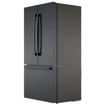 800 Series, French Door Bottom Mount, 36'', Brushed black steel anti-fingerprint B36CT80SNB
