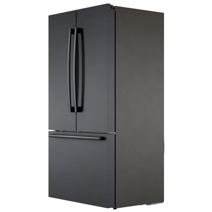 800 Series, French Door Bottom Mount, 36'', Brushed black steel anti-fingerprint B36CT80SNB