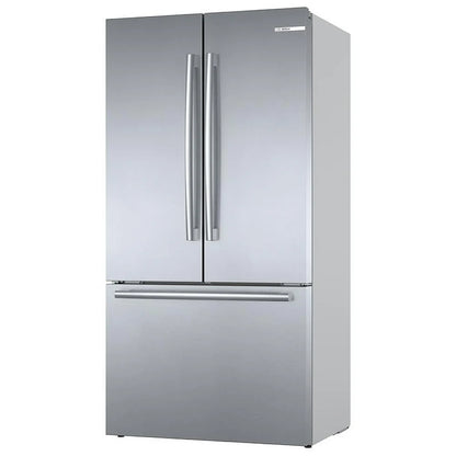 800 Series, French Door Bottom Mount, 36'', Brushed steel anti-fingerprint B36CT80SNS