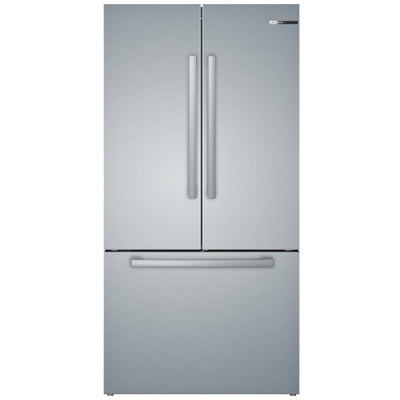 800 Series French Door Bottom Mount Refrigerator, 36", Brushed Steel Anti-Fingerprint B36CT80SNS