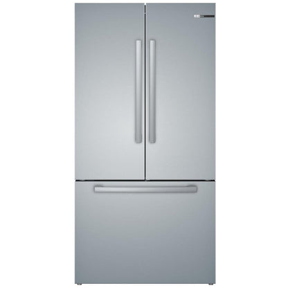 800 Series French Door Bottom Mount Refrigerator, 36", Brushed Steel Anti-Fingerprint B36CT80SNS