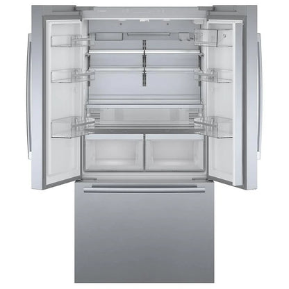 800 Series, French Door Bottom Mount, 36'', Brushed steel anti-fingerprint B36CT80SNS